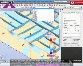 قابلیت های جدید تحلیل و طراحی نرم افزار Aurodesk Robot Structure Steel Design 2016 برای سازه های فولادی همراه با توضیحات جزییات