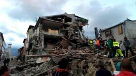 تصاویر زلزله ویرانگر  در مرکز ایتالیا در تاریخ 24 agosto 2016