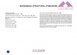 economical structural Steelwork steelwork AUSTRALIAN STEEL INSTITUTE 2004