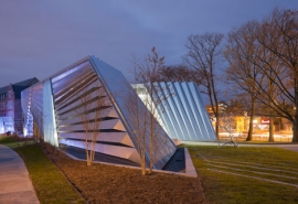گسترده موزه هنر در دانشگاه ایالتی میشیگان-زاها حدید(پروژه57)