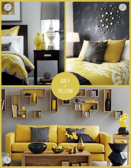 19 نمونه تصاویر طراحی داخلی به رنگ زرد 