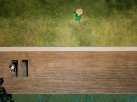 طراحی بام سبز برای خانه ای در برزیل
