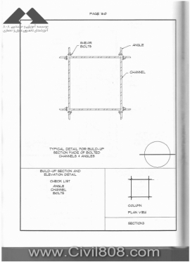 مجموعه دیتیل های استاندارد از پیش ترسیم شده سازه های فولادی کتاب Zayat بخش دوم