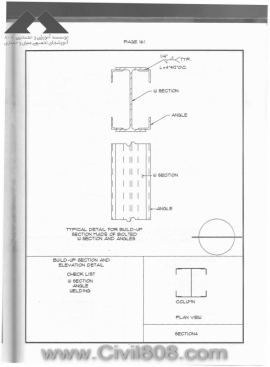 مجموعه دیتیل های استاندارد از پیش ترسیم شده سازه های فولادی کتاب Zayat بخش دوم
