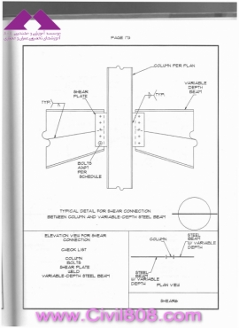 مجموعه دیتیل های استاندارد از پیش ترسیم شده سازه های فولادی کتاب Zayat بخش دوم