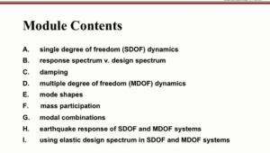 دینامیک سازه ای -قسمت اول (دکتر فرزاد نعیم)  دینامیک سازه ای -قسمت اول (دکتر فرزاد نعیم)
