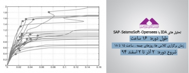 تحلیل های IDA با SAP-SeismoSoft-Opensees تحلیل های IDA با SAP-SeismoSoft-Opensees