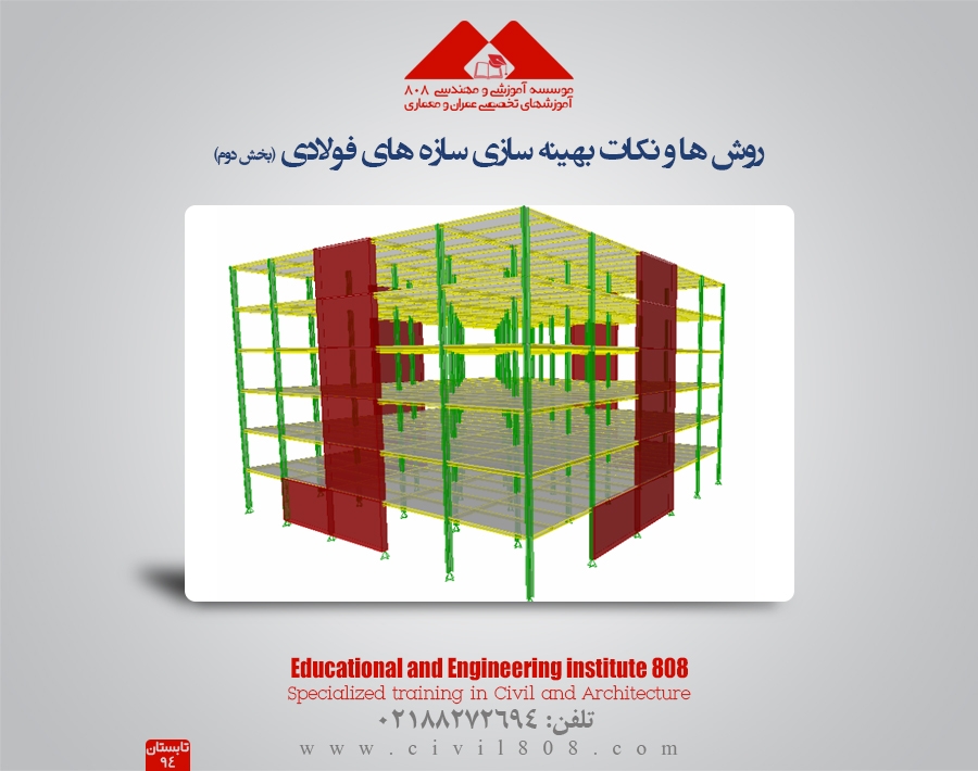 روش ها و نکات بهینه سازی سازه های فولادی- بخش دوم روش ها و نکات بهینه سازی سازه های فولادی- بخش دوم