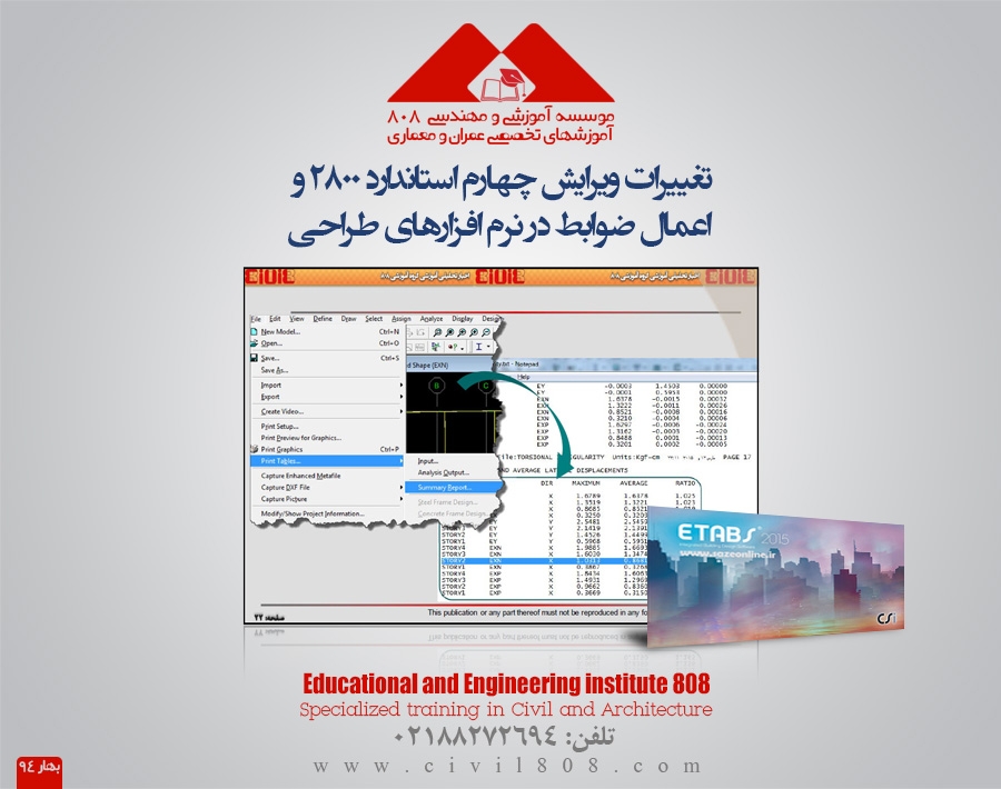 مقاله تحلیلی با عنوان  سمینار تغییرات استاندارد 2800
