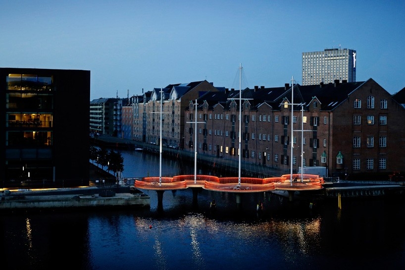 بازگشایی پل olafur eliasson's cirkelbroen در کپن هیگن (Copenhagen)