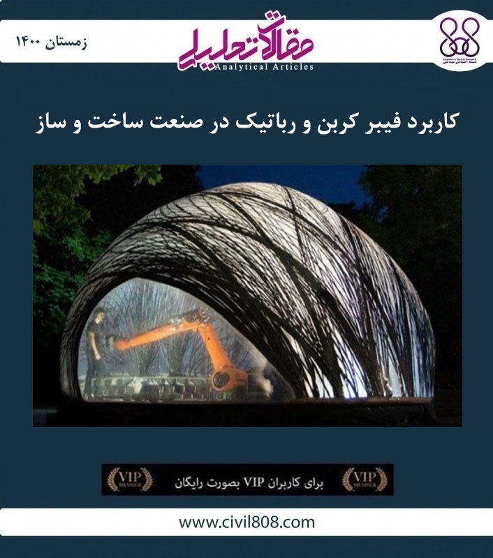 مقاله تحلیلی: کاربرد فیبر کربن و رباتیک در صنعت ساخت و ساز مقاله تحلیلی: کاربرد فیبر کربن و رباتیک در صنعت ساخت و ساز