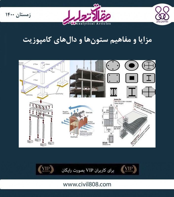 مقاله تحلیلی: مزایا و مفاهیم ستون‌ ها و دال‌های کامپوزیت 