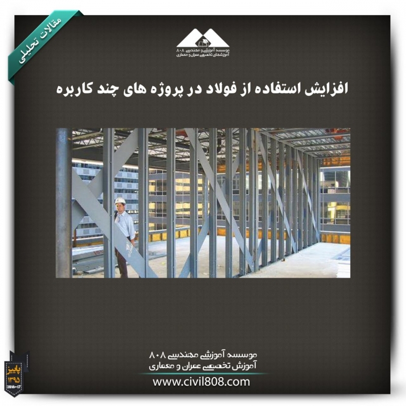 مقاله تحلیلی: افزایش استفاده از فولاد در پروژه‌های چند کاربره
