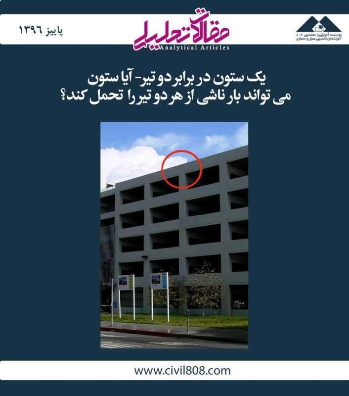 مقاله تحلیلی: یک ستون در برابر دو تیر- آیا ستون میتواند بار ناشی از هر دو تیر را تحمل کند؟ مقاله تحلیلی: یک ستون در برابر دو تیر- آیا ستون میتواند بار ناشی از هر دو تیر را تحمل کند؟