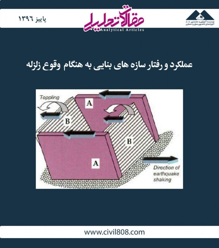 مقاله تحلیلی: عملکرد و رفتار سازه‌های بنایی به هنگام وقوع زلزله