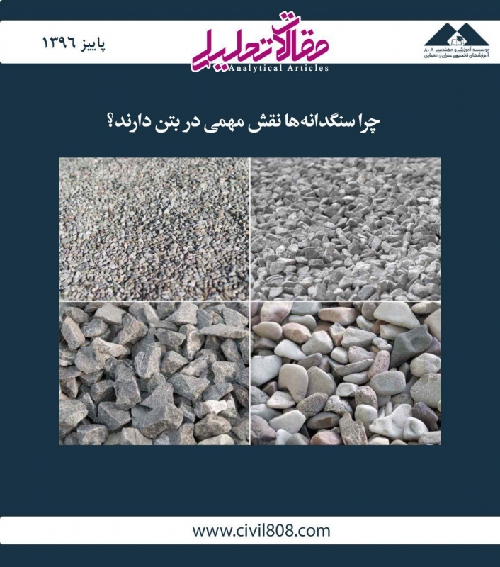 مقاله تحلیلی: چرا سنگ‌دانه‌ها نقش مهمی در بتن دارند؟