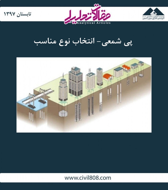 مقاله تحلیلی: پی شمعی- انتخاب نوع مناسب