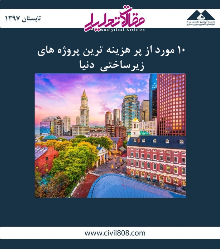 مقاله تحلیلی: 10 مورد از پرهزینه‌ترین پروژه‌های زیرساختی دنیا