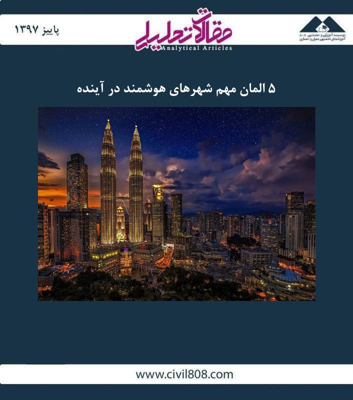 مقاله تحلیلی: 5 المان مهم شهرهای هوشمند در آینده مقاله تحلیلی: 5 المان مهم شهرهای هوشمند در آینده