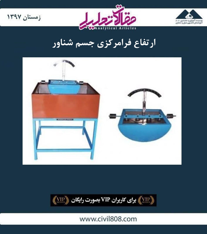 مقاله تحلیلی: ارتفاع فرامرکزی جسم شناور مقاله تحلیلی: ارتفاع فرامرکزی جسم شناور