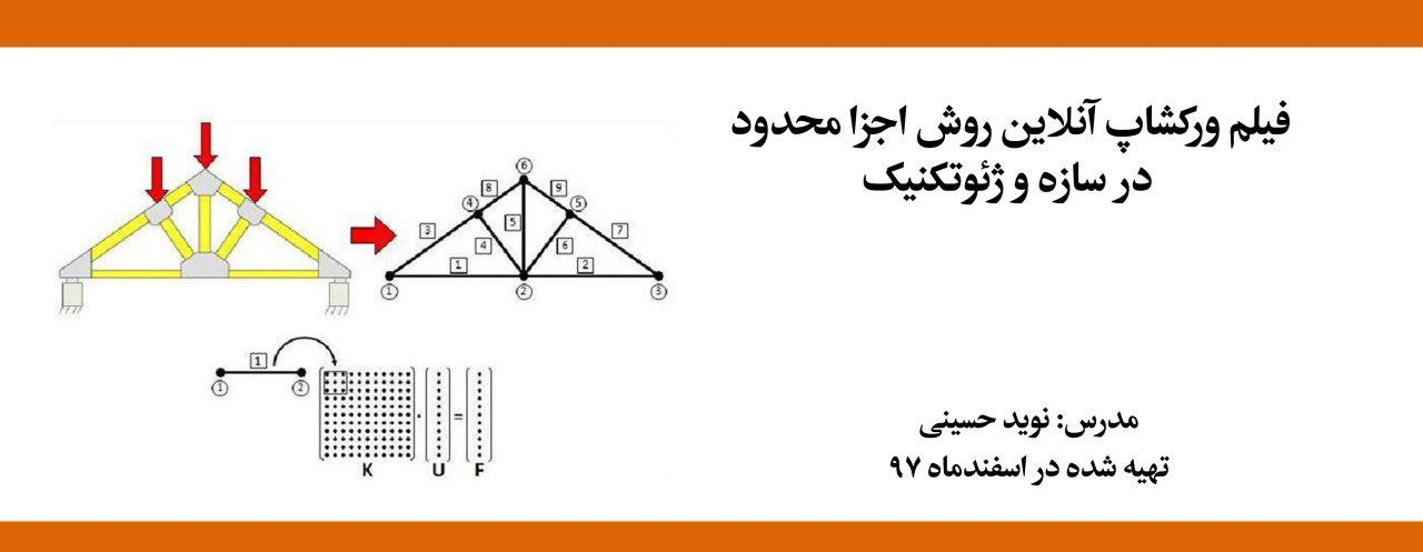فیلم ورکشاپ روش اجزا محدود در سازه و ژئوتکنیک فیلم ورکشاپ روش اجزا محدود در سازه و ژئوتکنیک