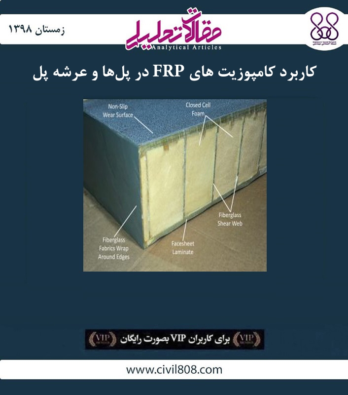 مقاله تحلیلی: کاربرد کامپوزیت های FRP در پل ها مقاله تحلیلی: کاربرد کامپوزیت های FRP در پل ها