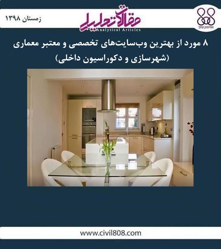 مقاله تحلیلی: ۸ مورد از بهترین وبسایت‌ های تخصصی و معتبر معماری (شهرسازی و دکوراسیون داخلی)