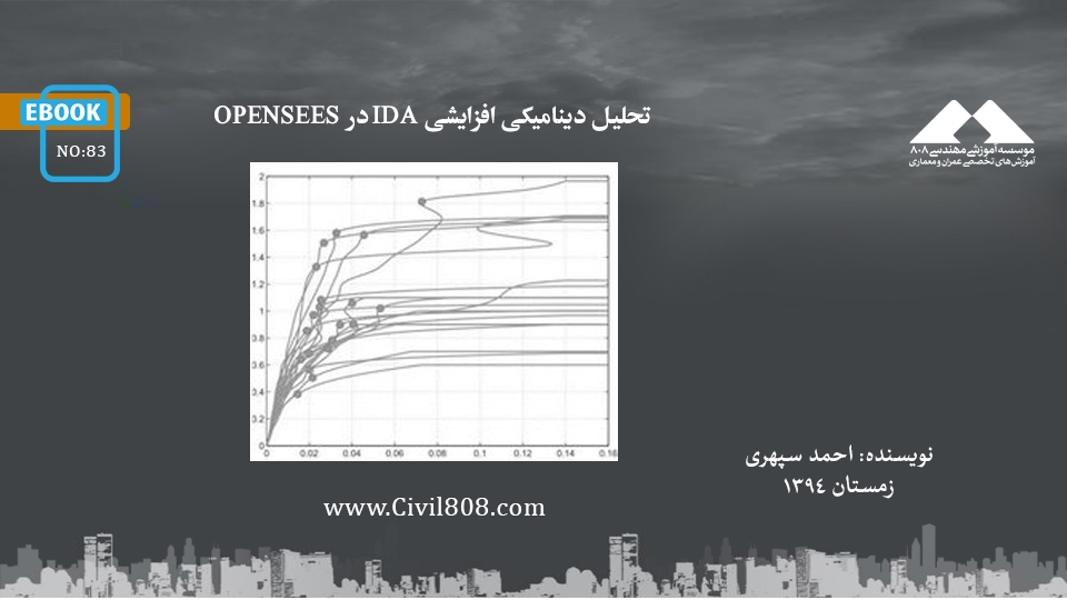 ایبوک ۸۳: تحلیل دینامیکی افزایشی  IDA در OPENSEES ایبوک ۸۳: تحلیل دینامیکی افزایشی  IDA در OPENSEES