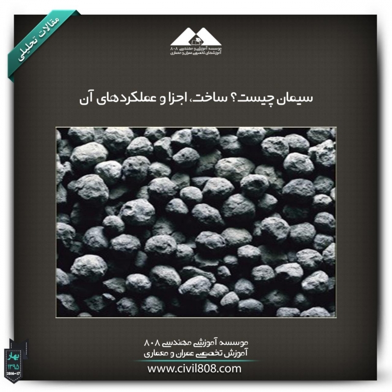 مقاله تحلیلی:سیمان چیست؟ ساخت، اجزا و عملکردهای آن مقاله تحلیلی:سیمان چیست؟ ساخت، اجزا و عملکردهای آن