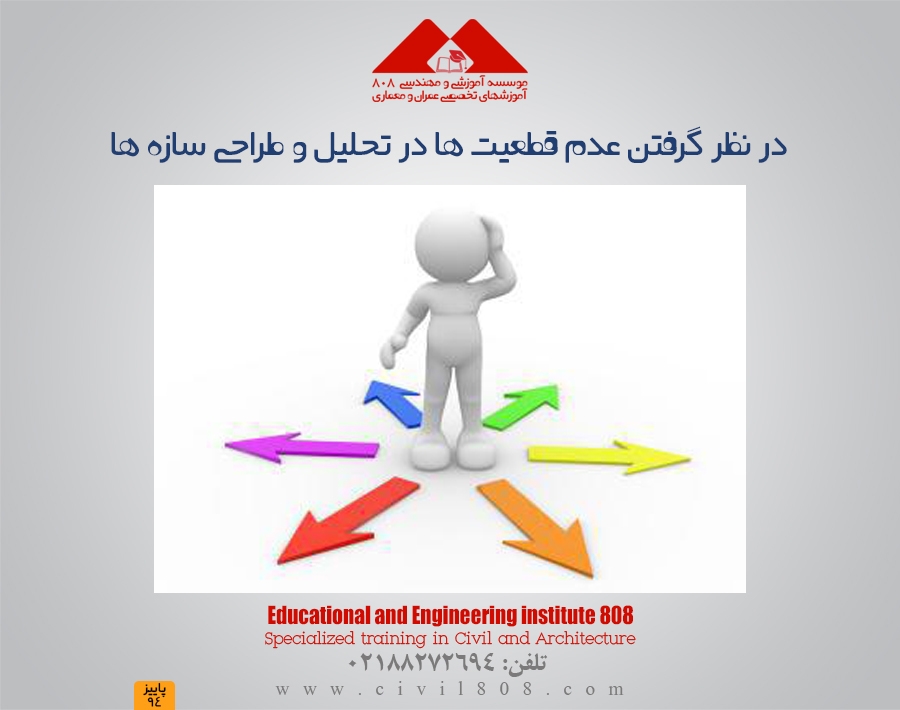 در نظر گرفتن عدم قطعیت ها در تحلیل و طراحی سازه ها