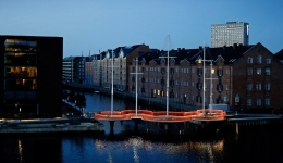 بازگشایی پل olafur eliasson&#039;s cirkelbroen در کپن هیگن (Copenhagen)