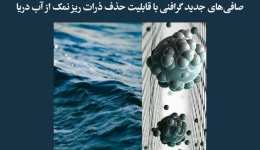 مقاله تحلیلی: صافی‌های جدید گرافنی با قابلیت حذف ذرات ریز نمک از آب دریا