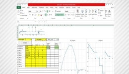 برنامه محاسبه برش و لنگر تیر پیوسته استاتیک (تحت Excel)